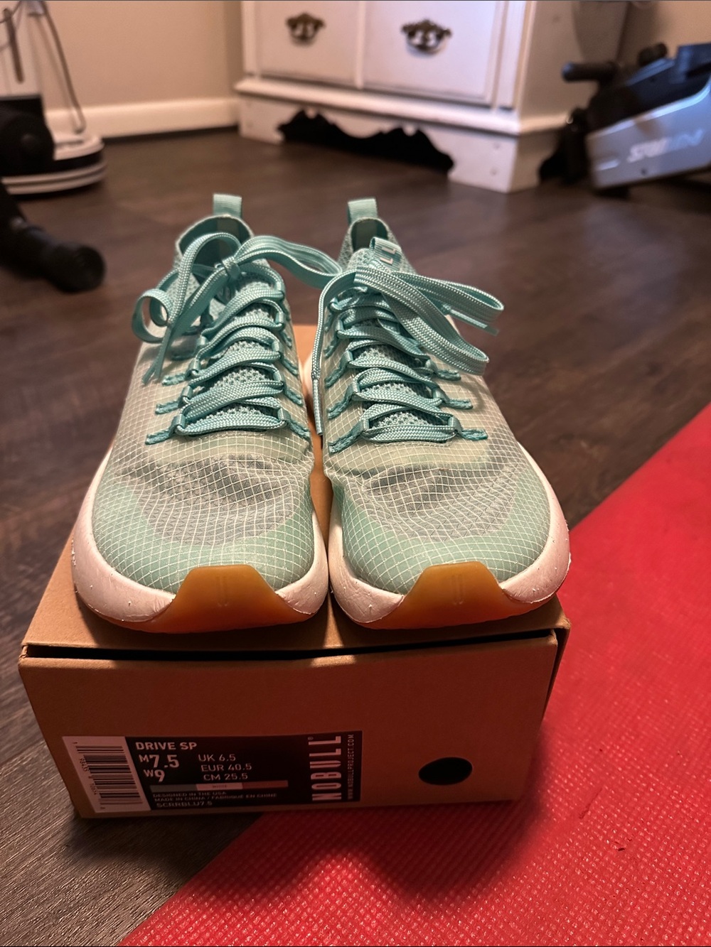 NOBULL Teal Athletic Shoes with Gum Soles